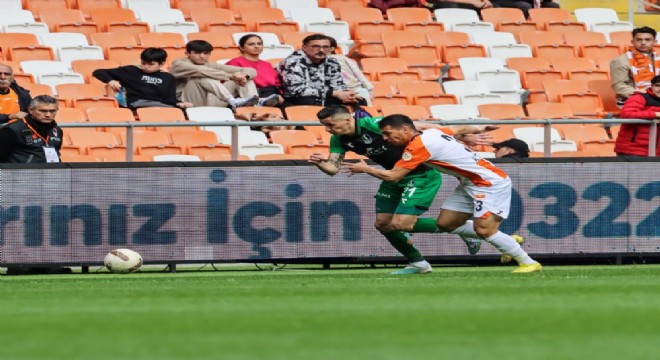 Trendyol 1. Lig: Adanaspor: 0 - Sakaryaspor: 0